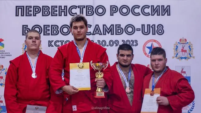 Девять медалей добились нижегородцы на Первенстве России по боевому самбо! 